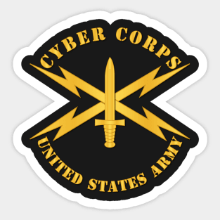 Army - Branch - Cyber Corps - V1 Sticker